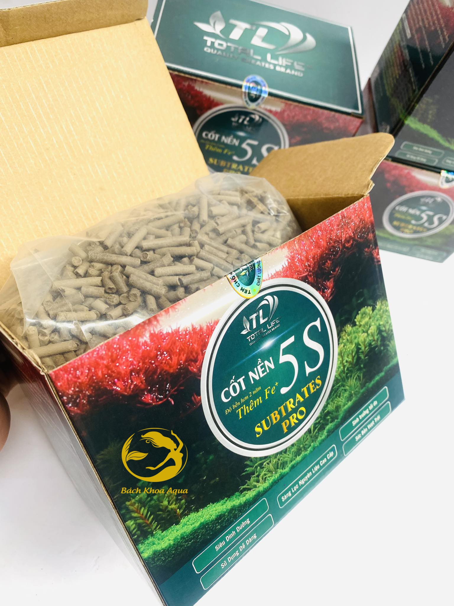 Cốt nền 5S TL - Siêu dưỡng bổ sung thêm Fe cho mọi cây thủy sinh